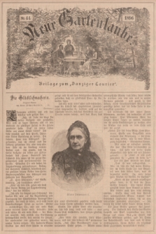 Neue Gartenlaube : Beilage zum „Danziger Courier”. 1896, № 44 ([1 November])