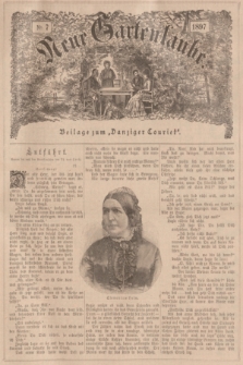 Neue Gartenlaube : Beilage zum „Danziger Courier”. 1897, № 7 ([14 Februar])