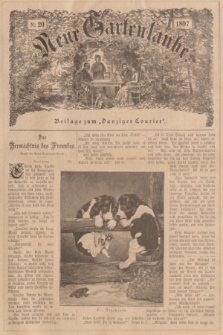 Neue Gartenlaube : Beilage zum „Danziger Courier”. 1897, № 20 ([16 Mai])