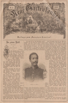 Neue Gartenlaube : Beilage zum „Danziger Courier”. 1898, № 2 ([9 Januar])