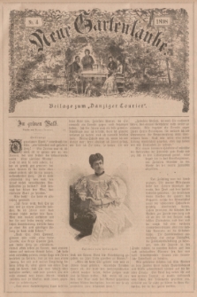 Neue Gartenlaube : Beilage zum „Danziger Courier”. 1898, № 4 ([23 Januar])