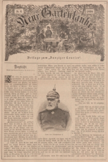 Neue Gartenlaube : Beilage zum „Danziger Courier”. 1898, № 6 ([6 Februar])