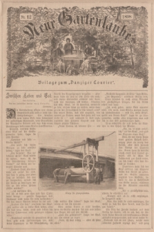 Neue Gartenlaube : Beilage zum „Danziger Courier”. 1898, № 12 ([20 März])