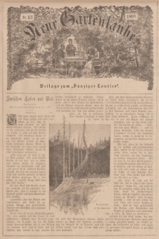 Neue Gartenlaube : Beilage zum „Danziger Courier”. 1898, № 13 ([27 März])