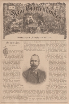 Neue Gartenlaube : Beilage zum „Danziger Courier”. 1898, № 14 ([3 April])