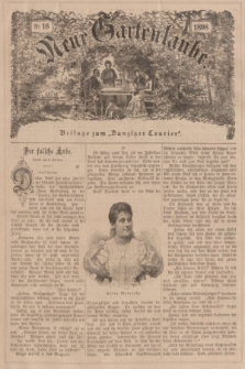 Neue Gartenlaube : Beilage zum „Danziger Courier”. 1898, № 16 ([17 April])