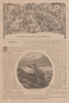 Neue Gartenlaube : Beilage zum „Danziger Courier”. 1898, № 21 ([22 Mai])