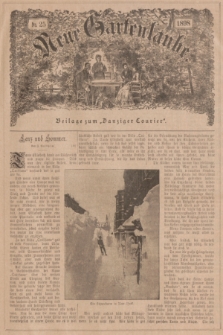 Neue Gartenlaube : Beilage zum „Danziger Courier”. 1898, № 25 ([19 Juni])