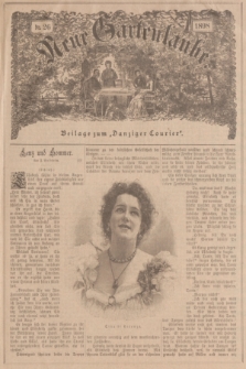 Neue Gartenlaube : Beilage zum „Danziger Courier”. 1898, № 26 ([26 Juni])