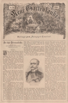 Neue Gartenlaube : Beilage zum „Danziger Courier”. 1898, № 34 ([21 August])