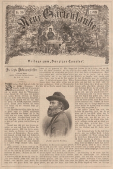 Neue Gartenlaube : Beilage zum „Danziger Courier”. 1898, № 36 ([4 September])