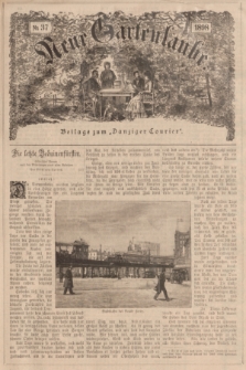 Neue Gartenlaube : Beilage zum „Danziger Courier”. 1898, № 37 ([11 September])