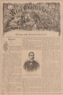 Neue Gartenlaube : Beilage zum „Danziger Courier”. 1898, № 38 ([18 September])