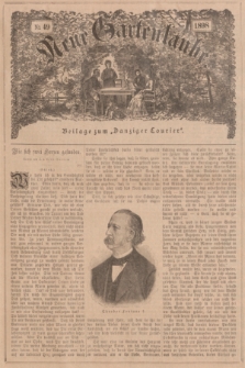 Neue Gartenlaube : Beilage zum „Danziger Courier”. 1898, № 49 ([4 Dezember])