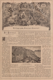 Neue Gartenlaube : Beilage zum „Danziger Courier”. 1898, № 51 ([18 Dezember])