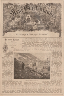 Neue Gartenlaube : Beilage zum „Danziger Courier”. 1899, № 12 ([26 März])