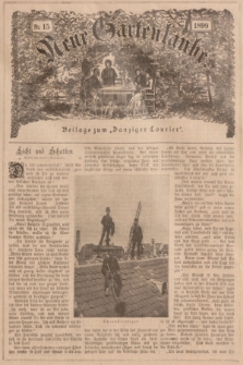 Neue Gartenlaube : Beilage zum „Danziger Courier”. 1899, № 15 ([16 April])