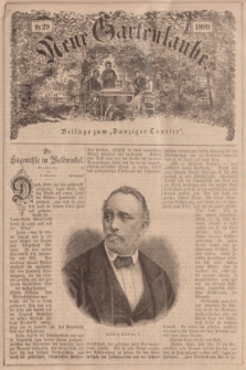 Neue Gartenlaube : Beilage zum „Danziger Courier”. 1899, № 29 ([23 Juli])