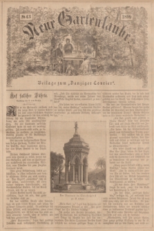 Neue Gartenlaube : Beilage zum „Danziger Courier”. 1899, № 43 ([29 Oktober])
