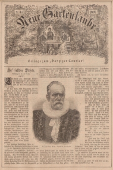 Neue Gartenlaube : Beilage zum „Danziger Courier”. 1899, № 44 ([5 November])