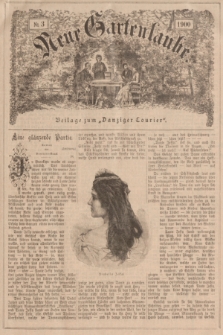Neue Gartenlaube : Beilage zum „Danziger Courier”. 1900, № 3 ([21 Januar])