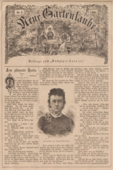 Neue Gartenlaube : Beilage zum „Danziger Courier”. 1900, № 4 ([28 Januar])