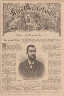 Neue Gartenlaube : Beilage zum „Danziger Courier”. 1900, № 7 ([18 Februar])