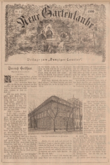 Neue Gartenlaube : Beilage zum „Danziger Courier”. 1900, № 12 ([25 März])