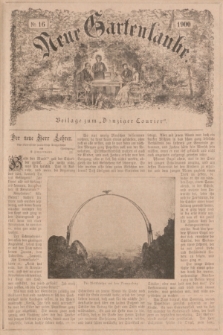 Neue Gartenlaube : Beilage zum „Danziger Courier”. 1900, № 16 ([22 April])
