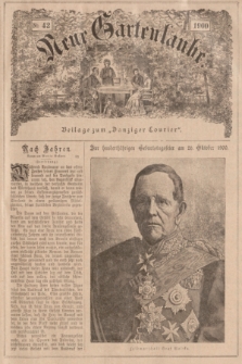 Neue Gartenlaube : Beilage zum „Danziger Courier”. 1900, № 42 ([21 Oktober])