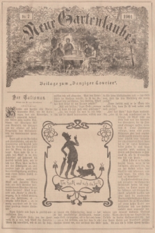 Neue Gartenlaube : Beilage zum „Danziger Courier”. 1901, № 7 ([17 Februar])