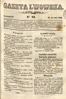 Gazeta Lwowska. 1848, nr 13