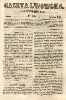 Gazeta Lwowska. 1848, nr 15