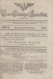 Tost-Gleiwitzer Kreisblatt. Jg.[10], Stück 8 (19 Februar 1852)