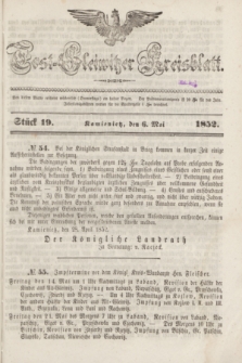 Tost-Gleiwitzer Kreisblatt. Jg.[10], Stück 19 (6 Mai 1852)