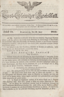 Tost-Gleiwitzer Kreisblatt. Jg.[10], Stück 25 (17 Juni 1852) + dod.