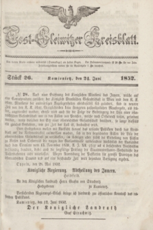 Tost-Gleiwitzer Kreisblatt. Jg.[10], Stück 26 (24 Juni 1852)