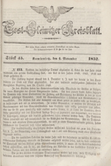 Tost-Gleiwitzer Kreisblatt. Jg.[10], Stück 45 (4 November 1852)