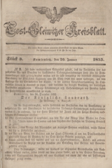 Tost-Gleiwitzer Kreisblatt. Jg.[11], Stück 3 (20 Januar 1853)