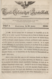 Tost-Gleiwitzer Kreisblatt. Jg.[11], Stück 4 (27 Januar 1853)