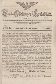 Tost-Gleiwitzer Kreisblatt. Jg.[11], Stück 7 (17 Februar 1853)