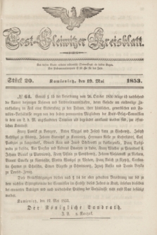 Tost-Gleiwitzer Kreisblatt. Jg.[11], Stück 20 (19 Mai 1853)