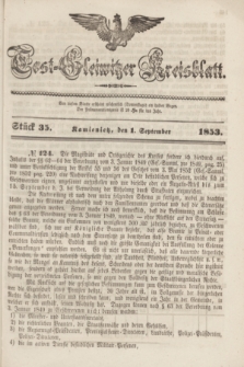 Tost-Gleiwitzer Kreisblatt. Jg.[11], Stück 35 (1 September 1853)