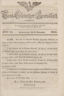 Tost-Gleiwitzer Kreisblatt. Jg.[11], Stück 44 (3 November 1853)