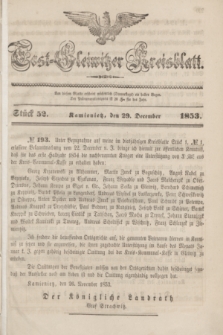 Tost-Gleiwitzer Kreisblatt. Jg.[11], Stück 52 (29 December 1853)