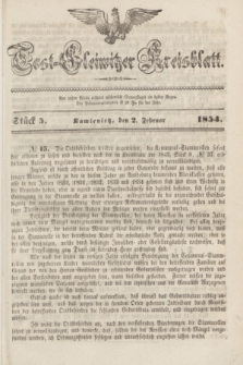 Tost-Gleiwitzer Kreisblatt. Jg.[12], Stück 5 (2 Februar 1854)