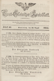 Tost-Gleiwitzer Kreisblatt. Jg.[12], Stück 32 (10 August 1854)