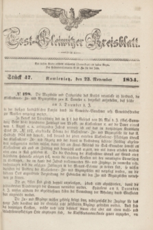 Tost-Gleiwitzer Kreisblatt. Jg.[12], Stück 47 (23 November 1854)