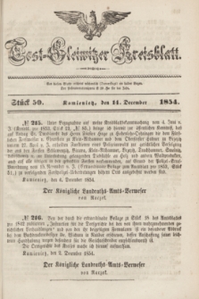 Tost-Gleiwitzer Kreisblatt. Jg.[12], Stück 50 (14 December 1854)