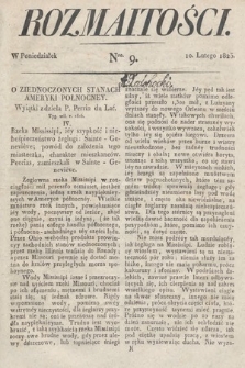 Rozmaitości : oddział literacki Gazety Lwowskiej. 1823, nr 9